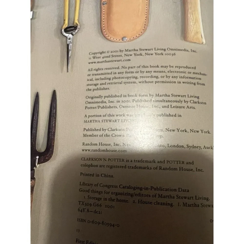 Best‎ of Martha Stewart Living Handmade Christmas & Good Things Organizing Books